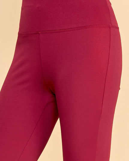 LG57X PLUS SIZE HIGH WAIST YOGA FLARE PANTS