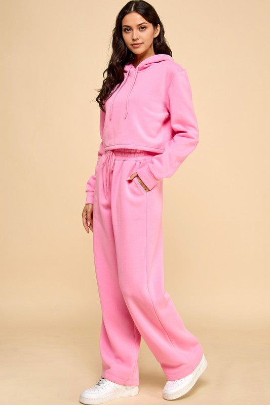 FS517 FRENCH TERRY FLEECE 2-PIECE SET