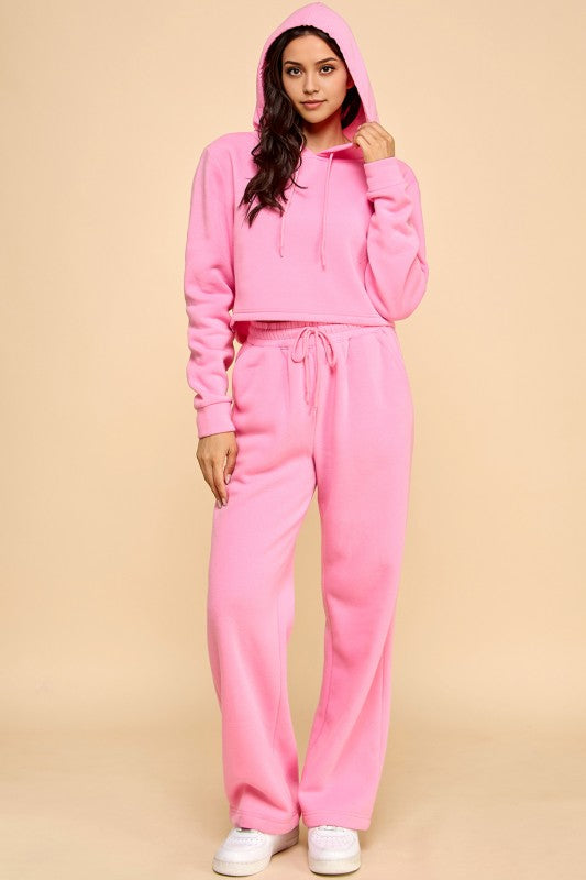 FS517 FRENCH TERRY FLEECE 2-PIECE SET