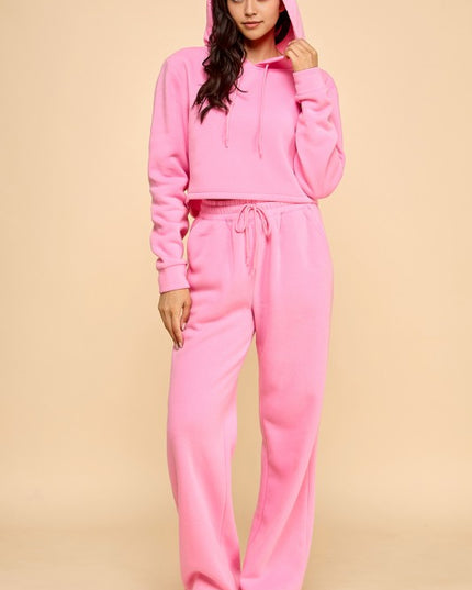 FS517 FRENCH TERRY FLEECE 2-PIECE SET