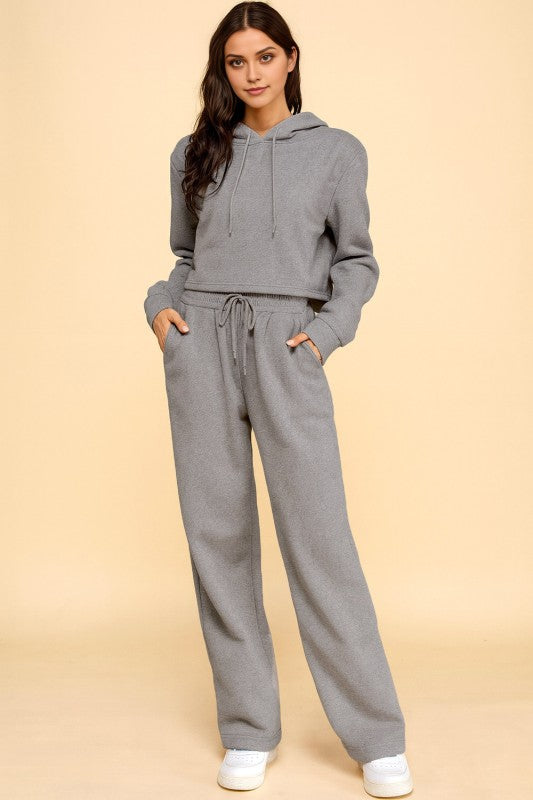 FS517 FRENCH TERRY FLEECE 2-PIECE SET