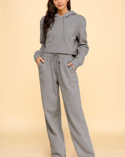 FS517 FRENCH TERRY FLEECE 2-PIECE SET