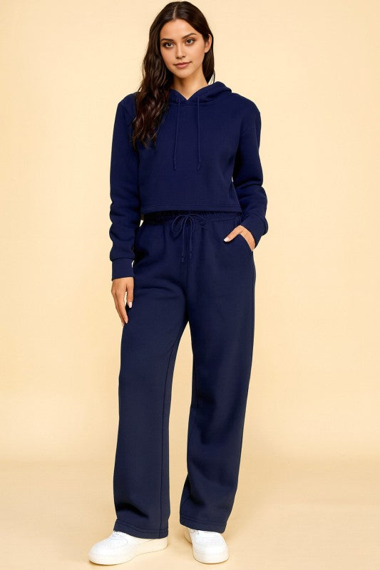 FS517 FRENCH TERRY FLEECE 2-PIECE SET