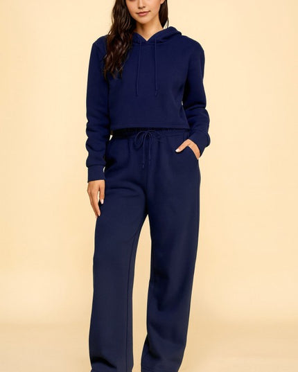 FS517 FRENCH TERRY FLEECE 2-PIECE SET