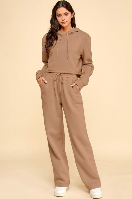 FS517 FRENCH TERRY FLEECE 2-PIECE SET
