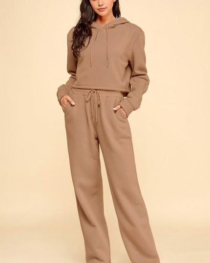 FS517 FRENCH TERRY FLEECE 2-PIECE SET