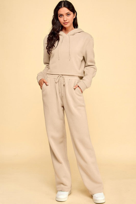 FS517 FRENCH TERRY FLEECE 2-PIECE SET