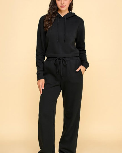 FS517 FRENCH TERRY FLEECE 2-PIECE SET