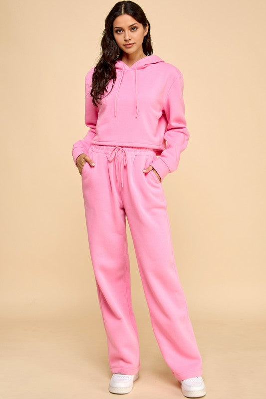 FS517 FRENCH TERRY FLEECE 2-PIECE SET