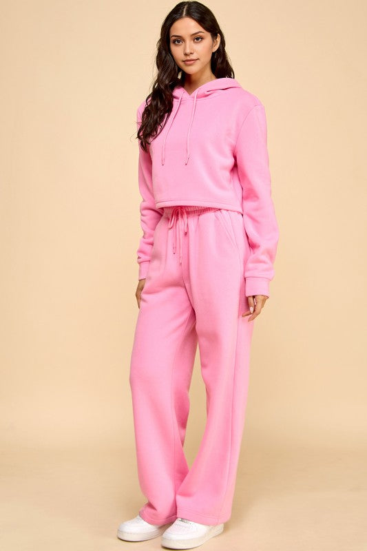 FS517 FRENCH TERRY FLEECE 2-PIECE SET