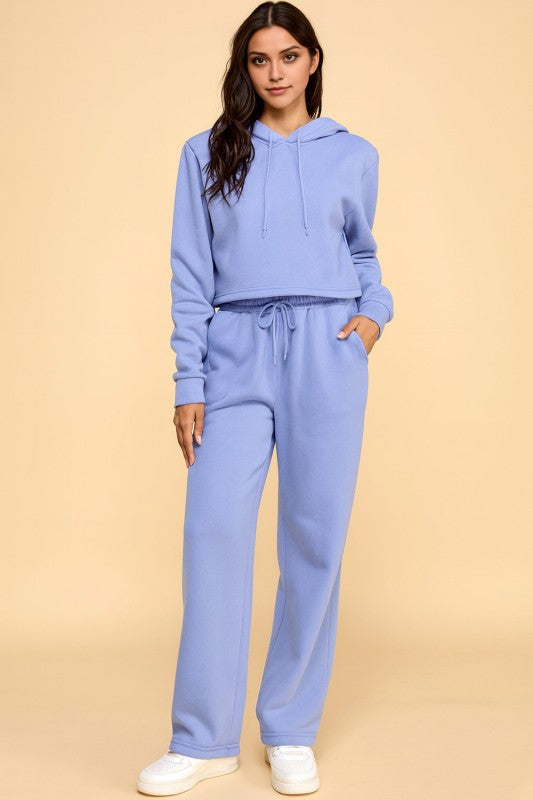 FS517 FRENCH TERRY FLEECE 2-PIECE SET