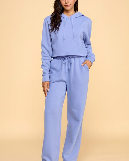 FS517 FRENCH TERRY FLEECE 2-PIECE SET