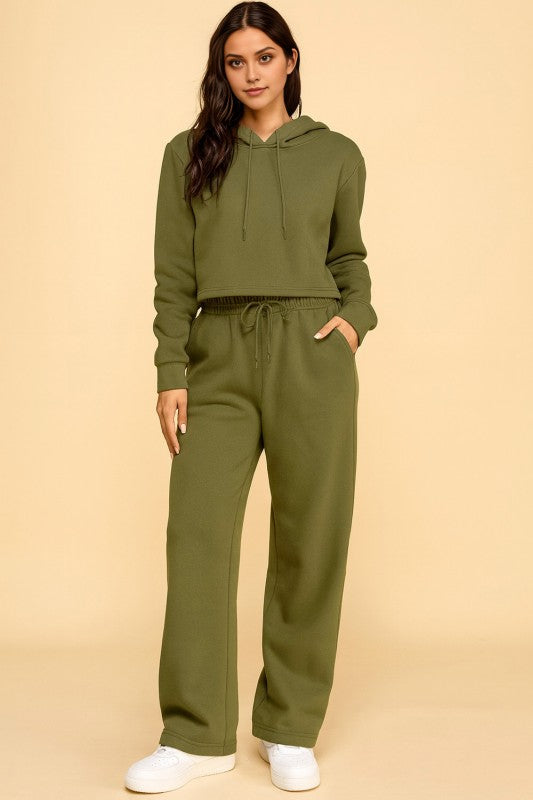 FS517 FRENCH TERRY FLEECE 2-PIECE SET