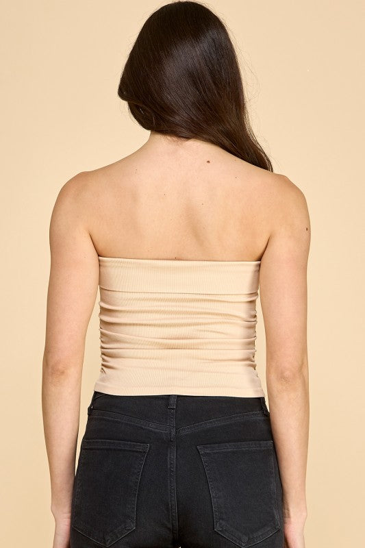317LS SIDE-RUCHED TUBE TOP
