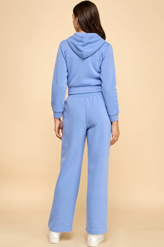 FS519 FRENCH TERRY FLEECE 2-PIECE SET