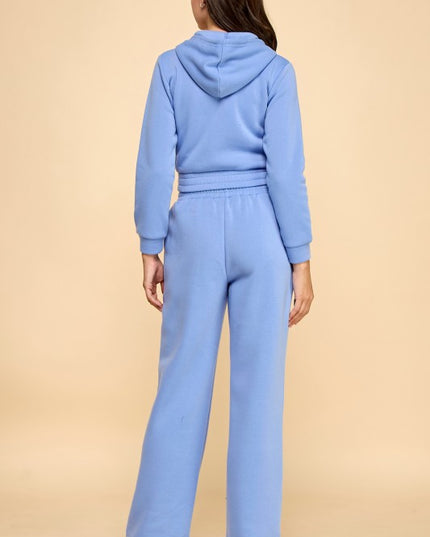 FS519 FRENCH TERRY FLEECE 2-PIECE SET