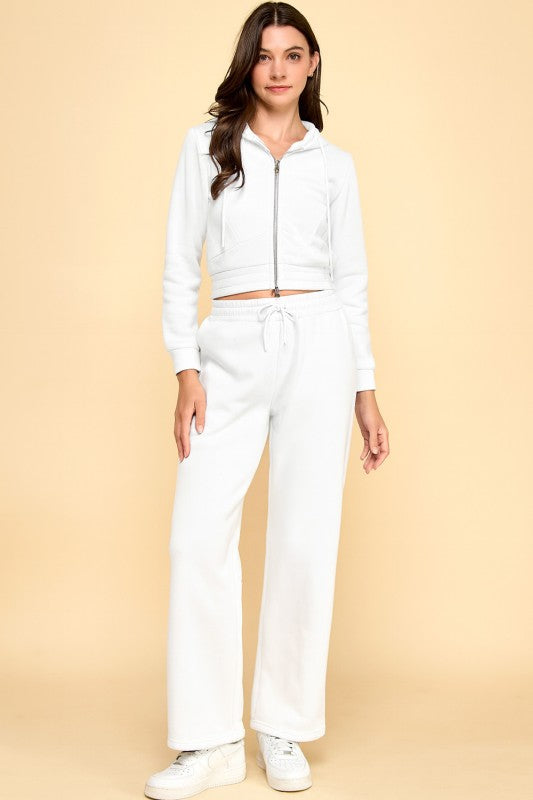 FS519 FRENCH TERRY FLEECE 2-PIECE SET