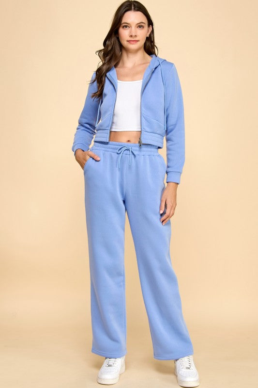 FS519 FRENCH TERRY FLEECE 2-PIECE SET