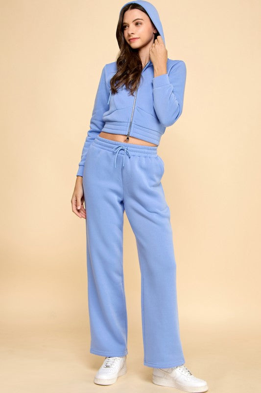 FS519 FRENCH TERRY FLEECE 2-PIECE SET