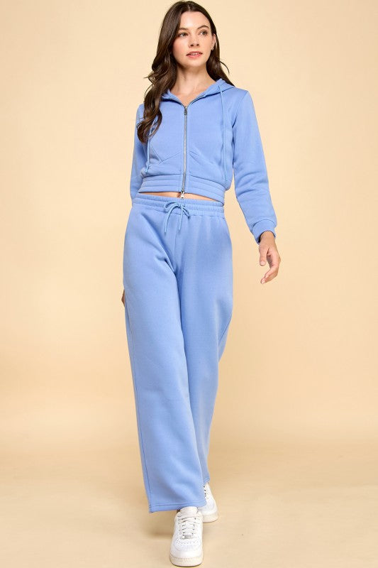 FS519 FRENCH TERRY FLEECE 2-PIECE SET