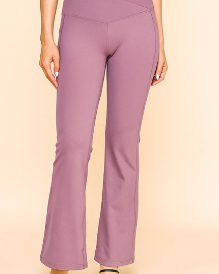 LG34 ACTIVE WORKOUT FLARE YOGA PANTS