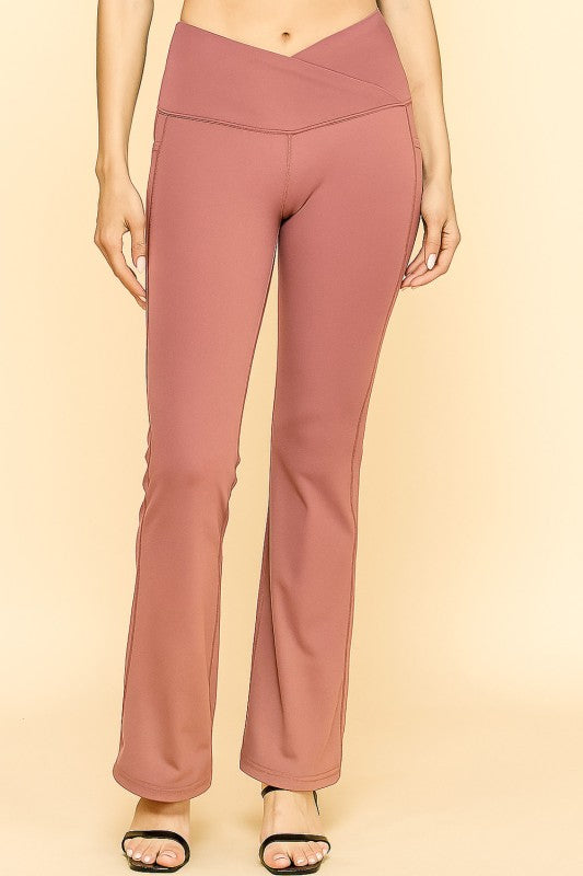 LG34 ACTIVE WORKOUT FLARE YOGA PANTS