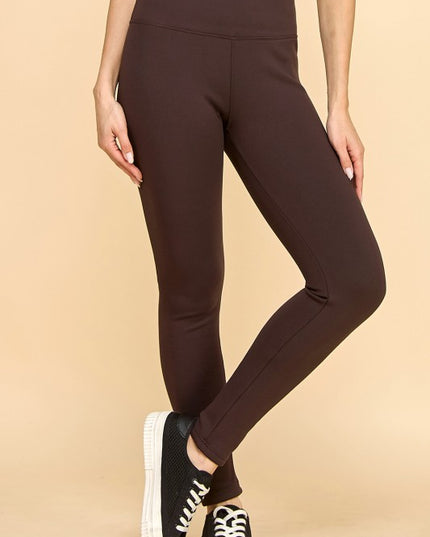 FL701 HIGH RISE FUR LINED LEGGINGS
