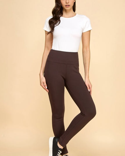 High Rise Fur Lined Leggings – Soft Sculpt Winter Fit