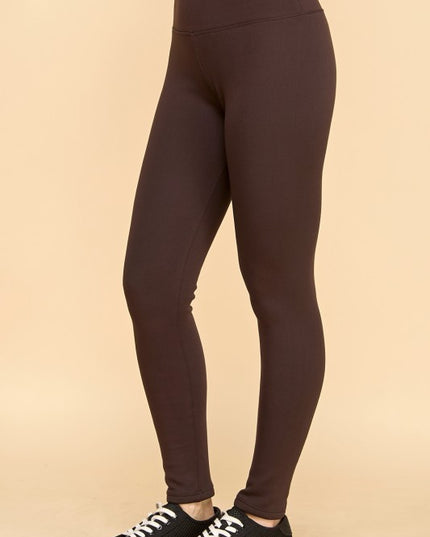 High Rise Fur Lined Leggings – Soft Sculpt Winter Fit