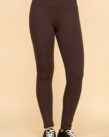 High Rise Fur Lined Leggings – Soft Sculpt Winter Fit