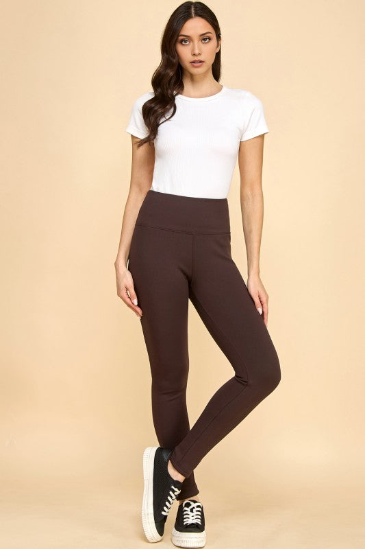 FL701 HIGH RISE FUR LINED LEGGINGS