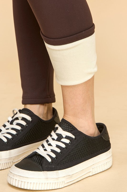 FL701 HIGH RISE FUR LINED LEGGINGS