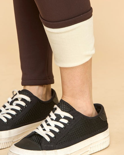 FL701 HIGH RISE FUR LINED LEGGINGS