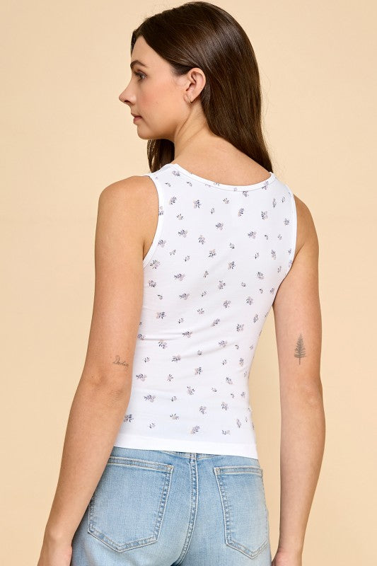 PT52 FLORAL PRINT TANK TOP