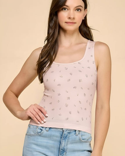 PT52F FLORAL PRINT TANK TOP