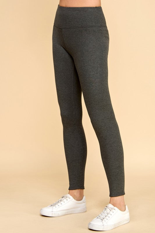 CF101 HIGH RISE FUR LINED YOGA LEGGINGS