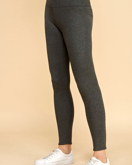 CF101 HIGH RISE FUR LINED YOGA LEGGINGS