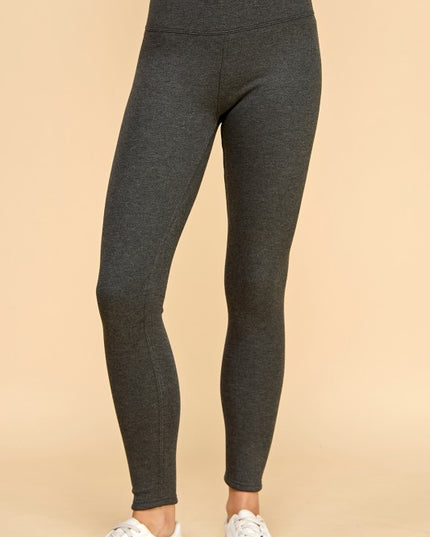 CF101 HIGH RISE FUR LINED YOGA LEGGINGS
