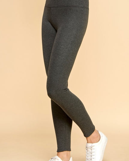 CF101 HIGH RISE FUR LINED YOGA LEGGINGS