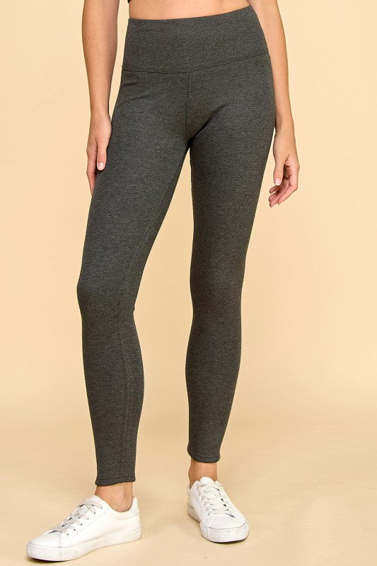 CF101 HIGH RISE FUR LINED YOGA LEGGINGS