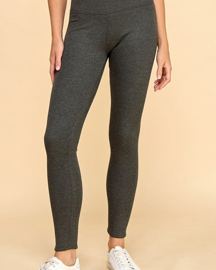 CF101 HIGH RISE FUR LINED YOGA LEGGINGS