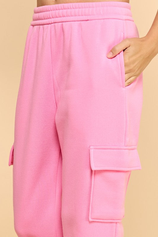 FPC601 FRENCH TERRY FLEECE CARGO SWEATPANTS