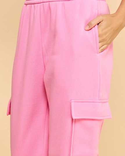 FPC601 FRENCH TERRY FLEECE CARGO SWEATPANTS