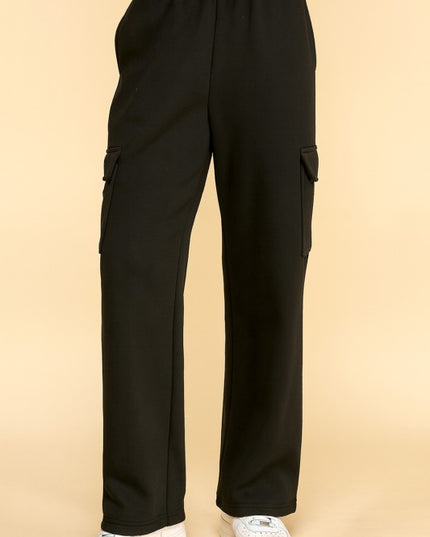 FPC601 FRENCH TERRY FLEECE CARGO SWEATPANTS