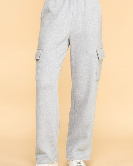 FPC601 FRENCH TERRY FLEECE CARGO SWEATPANTS