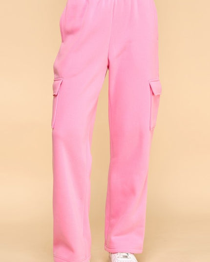 FPC601 FRENCH TERRY FLEECE CARGO SWEATPANTS