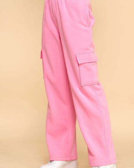 FPC601 FRENCH TERRY FLEECE CARGO SWEATPANTS