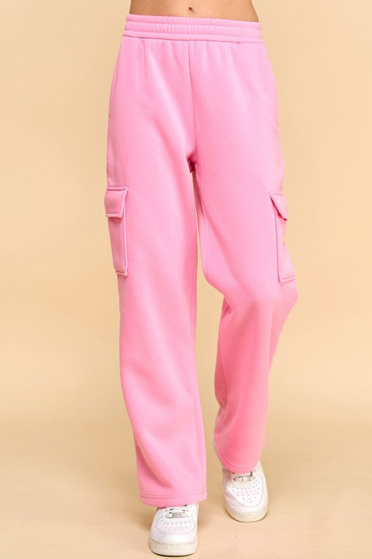 FPC601 FRENCH TERRY FLEECE CARGO SWEATPANTS