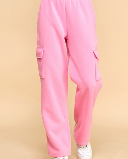 FPC601 FRENCH TERRY FLEECE CARGO SWEATPANTS