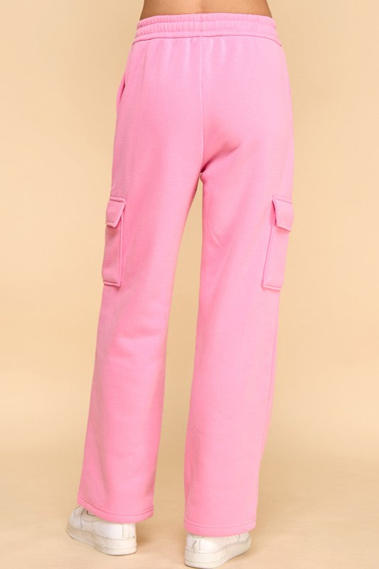 FPC601 FRENCH TERRY FLEECE CARGO SWEATPANTS